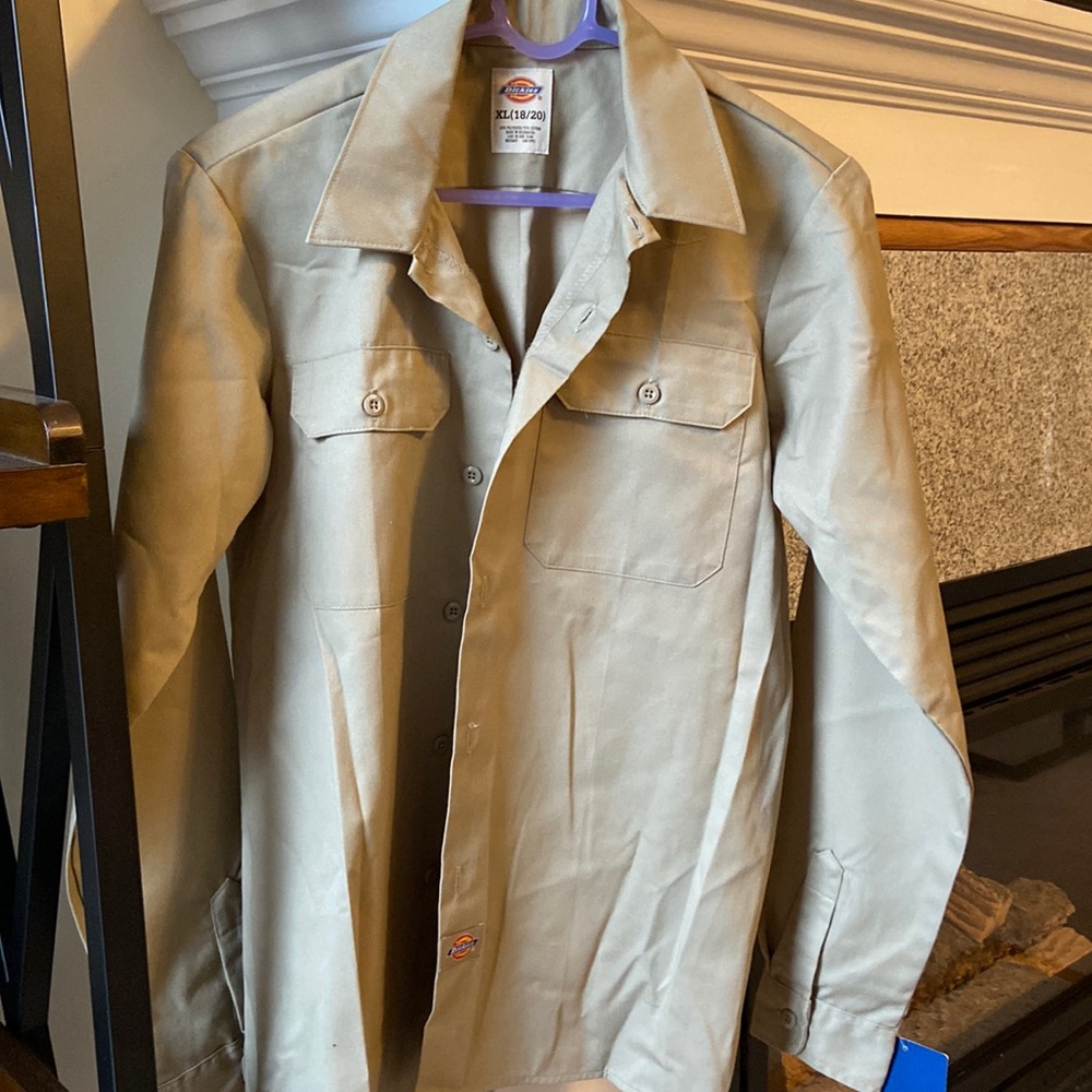 Dickies long sleeve uniform shirt